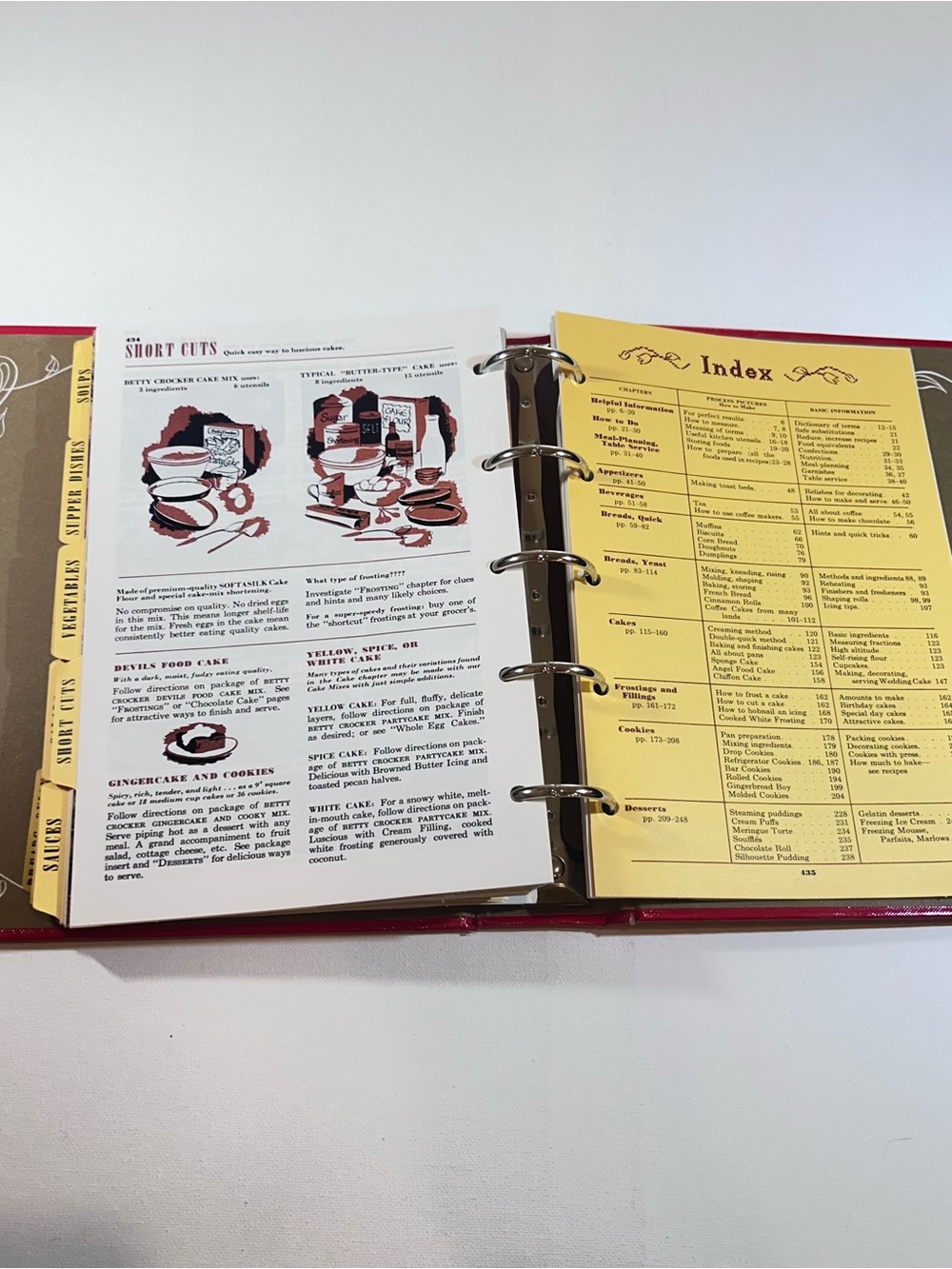 Betty Crocker’s Picture Cook Book 1998 Facsimile Edition Ring Binder Hardcover - Picture 5 of 9